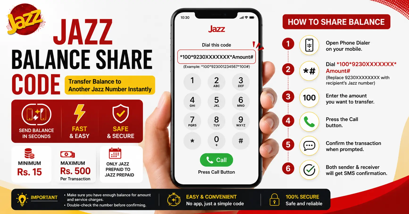 Jazz Balance Share Code – Send Balance 2026