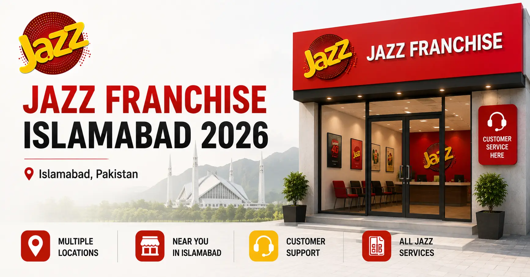 Jazz Franchise Islamabad 2026 – Nearby Branches