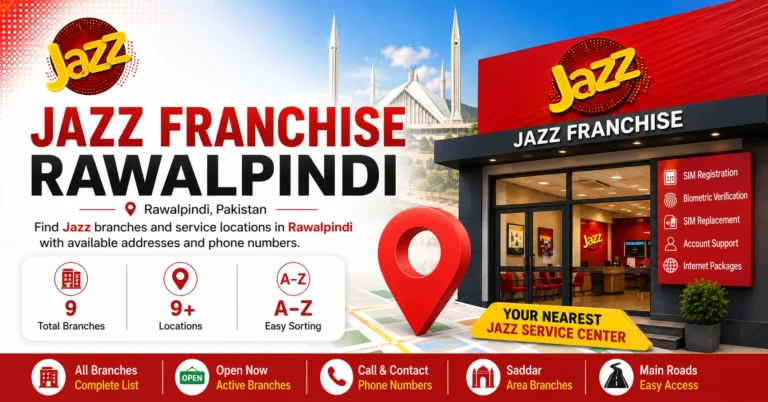 Jazz Franchise in Rawalpindi