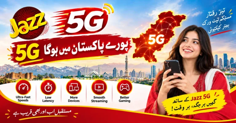 Jazz 5G Coverage Areas