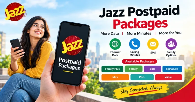 Jazz Postpaid Packages 2026 – Price, Data, Minutes & SMS